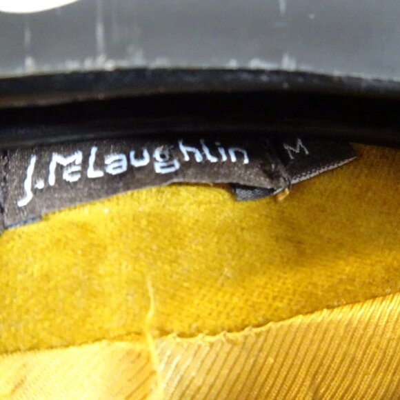 J. Mclaughlin Velvet Velour 2 Button Front Blazer Jacket Brown Size M Career - Picture 4 of 8